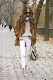How To Wear White Jeans During Winter Months Melaniegigante In 2020 How To Wear White Jeans White Denim Outfit White Jeans Winter