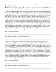 Theme Or Author S Message Worksheets Ereading Worksheets
