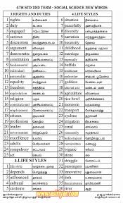 4th Std 2nd Term New Words With Tamil Meanings For Practice English Medium In 2020 Learn English Words English Vocabulary Words Learn English Vocabulary