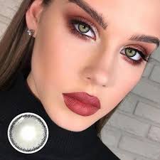 Premium Candy Gray Prescription Colored Contact Lenses