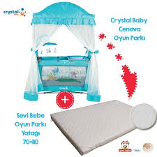 Crystal Baby 407 Cenova Park Yatak Kampanyasi 70x110 Mavi Ilke Bebe
