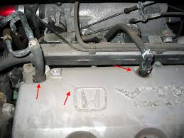 The pcv valve is often located on the valve cover, on the engine's top, but it can also be located on a hose between the valve cover and the air intake filter. Vn 2497 2000 Honda Civic Pcv Valve Location Schematic Wiring