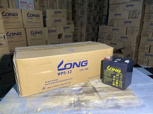 ẮC QUY LONG AGM 12V 5Ah (20HR), Model: WP5-12 - MINH HUY @ www.luutrudien.vn