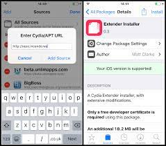 Step 2 go to sources and tap edit > add. How To Use Extender Installer To Automatically Re Sign Your Jailbreak App