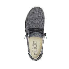 Hey Dude Women S Wendy Sox Sparkling Black Browns Footwear