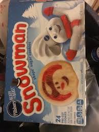 The brand has (already) brought back a christmas design that made waves last year. Pillsbury Ready To Bake Snowman Shape Sugar Cookies 11 Oz 24 Count Walmart Com Walmart Com