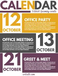 Corporate Newsletter Event Calendar Flyer Template Events Calendar Design Event Flyer Templates Newsletter Design Templates