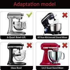The gear is made of metal, unfortunately, over time the teeth may wear out. Boyijia Coated Flat Beater Baking Mixing Tool Replacement For Kitchen Aid 6 Quart Bowl Lift Stand Mixer Walmart Canada