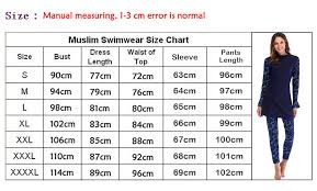 Details About Modest Women Swimwear Muslim Full Cover Swimsuit Islam Burkini Swimming Clothes