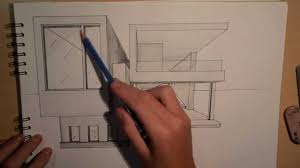 1668 square feet/ 508 square meters house plan is a thoughtful plan delivers a layout with space where you want it and in this plan you can see the kitchen, great room, and master. Architecture Design 2 Drawing A Modern House 1 Point Perspective Youtube