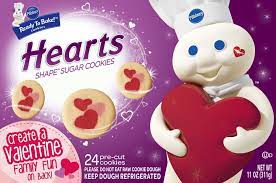 Cookies and milk are the ultimate power. Pillsbury Hearts Shape Sugar Cookies Shop Biscuit Cookie Dough At H E B