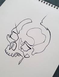 Let Me Know What You Think Of The Design You Guys Skulls Drawing Line Art Vector Art Drawings