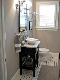 Also, go big with the mirror over the bathroom's vanity. Guest Bathroom Bathroom Inspiration Small Bathroom Bathrooms Remodel