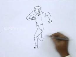 How To Draw A Rugby Player Youtube Rookie rugby is designed with the american athlete in mind. how to draw a rugby player