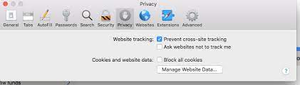 Deselect the block all cookies option. How To Allow Third Party Cookies In Safari 11 0 3 13604 5 6 Super User