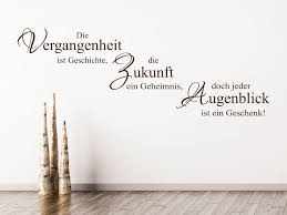 Wandtattoo Vergangenheit Zukunft Augenblick Klebeheld
