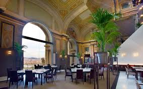 The restaurant is accessed from within monument hotel or from the carrer mallorca. Lasarte Barcelona
