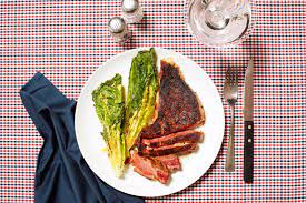 Ashkinaze Rib Eye Grilled Caesar Salad Recipe Grilled Salad Nyt Cooking