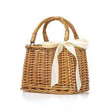 Medium rectangular basket with handles $19.99 compare at $30. Amazon Com Natural Hand Woven Rectangular Wicker Handbag Basket Purse Retro Summer Women Straw Tote Rectangular Khaki Clothing