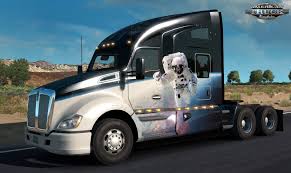 Space Paint Jobs Pack Dlc For Ats Moon Landing Anniversary Space Painting Paint Job American Truck Simulator