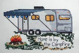 Funny cross stitch pattern pdf via instant download: 16 Camping Cross Stitch Ideas Cross Stitch Cross Stitch Camping Stitch