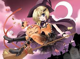 Halloween Anime Wallpaper Anime Halloween Halloween Cartoons Anime Witch