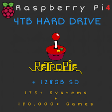 Jul 13, 2020 · eject the microsd card and insert it into your raspberry pi 4. 4tb Retropie Hard Drive 128gb Sd Card For Raspberry Pi 4 175 Systems 180 000