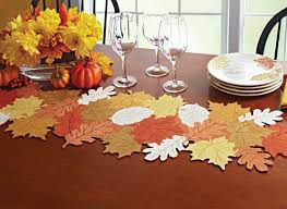 Walmart Thanksgiving Table Runner Autumn Decorating Fall Table Runners