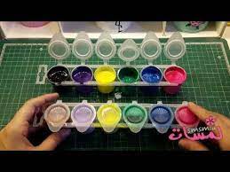 كيف تصنع ألوان مائية وأكريلك بنفسك في المنزل من واقع خبرتي diy acrylic how to make acrylic color youtube painting tutorial cube painting