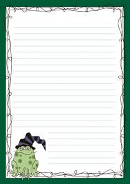 Papier lettre à imprimer gratuit. Papier A Lettres Halloween A Imprimer Pour Les Enfants