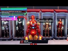 Aug 27, 2020 · we unlock iron man in fortnite!🔔 subscribe & click the bell! Emote As Tony Stark Inside The Suit Lab At Stark Industries How To Unlock Iron Man S Suit Up Emote