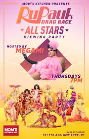 It is an icon with title info line. Rupauls Drag Race Watch Party Hosted By Megami Mom S Kitchen And Bar New York Ny July 8 To August 19