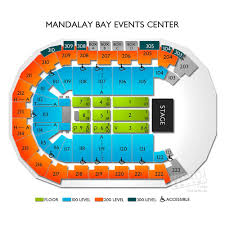 Mandalay Bay Events Center Interactive Seating Chart Elcho