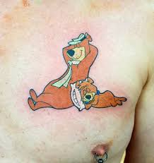 Gangster teddy bear tattoos teddy bear tattoos tattoo. Gangster Yogi Bear Tattoo Novocom Top