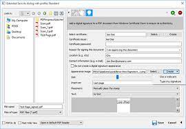 Customize Digital Id With Visual Signature Appearance In Pdf Document Digital Signing Electronic Signature Documents