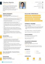 How to write a curriculum vitae (cv format, sample or example for job application). Waiter Resume Examples Guide For 2021