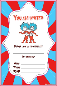 Capturing the essence of a baby shower in such a small design might seem hard, especially if you don't have access to professional design software, but with. Dr Seuss Invitations For Perfect Party Invitation World