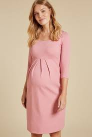 Light Pink Maternity Dress Vestidos Moda Gestante Moda Gestante Looks Gestantes