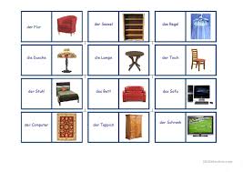 Als eines der größten immobilienunternehmen in deutschland haben wir ein breites angebot an wohnungen in vielen deutschen metropolregionen und ballungszentren. Wohnung Und Mobel Domino Deutsch Daf Arbeitsblatter
