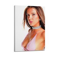 Amazon.com: xinzhengbao Famous Actress Sexy Millie Bobby Brown Poster  Poster Album Cover Posters for Bedroom Wall Art Canvas Posters Music Album  Cover ...