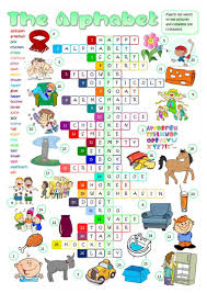 Ariel skelley / getty images an alphabet is made up of the letters of a language, arranged. The English Alphabet Crossword English Esl Worksheets For Distance Learning And Physical Classrooms