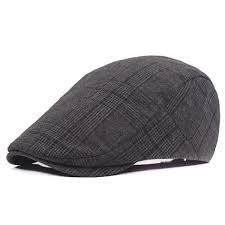 Men Women Cotton Casual Grid Beret Cap Newsboy Adjustable Beret Hat Berets Cap Mens Summer Hats Mens Newsboy Hat