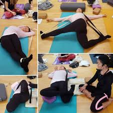 A Few Examples Of How You Can Utilize Straps In Yin Yoga To Find Your Pose Yin Yoga Yoga Props Basic Yoga