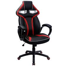 Buy Furmax Pu Leather Gaming Chair Robot S Eye Series Gaming Chair High Back Executive Bucket Seat Pu Leather And Mesh Office Chair Computer Swivel Lumbar Support Chair Red Black In Cheap Price On