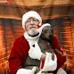 Photos with Santa at Sea Dog Pet Boutique event in Annapolis, MD
