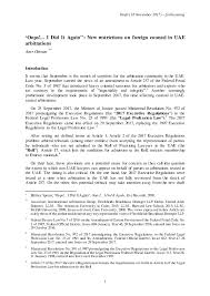 In malaysia, the legal profession act is in force. Pdf Oops I Did It Again New Restrictions On Foreign Counsel In Uae Arbitrations Amr Omran Academia Edu