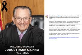 REST IN PEACE, JUDGE FRANK CAPRIO 🕊️ Judge Frank Caprio, a retired Rhode Island judge who gained fame due to his caring approach to justice, died at the age of 88 due
