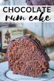 Chocolate Rum Cake With A Kick Recipe Chocolate Rum Cake Rum Cake Rum Desserts