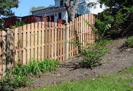 That fence was clearly was not installed right. How To Build A Diy Fence On A Slope The Fence Authority