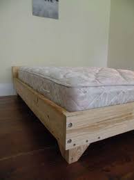 Our two grandchildren visit us annually from toronto, and they are getting to the stage where they will need to have single beds. 2 X 8 Bed Diy Bed Frame Diy Bed Making A Bed Frame